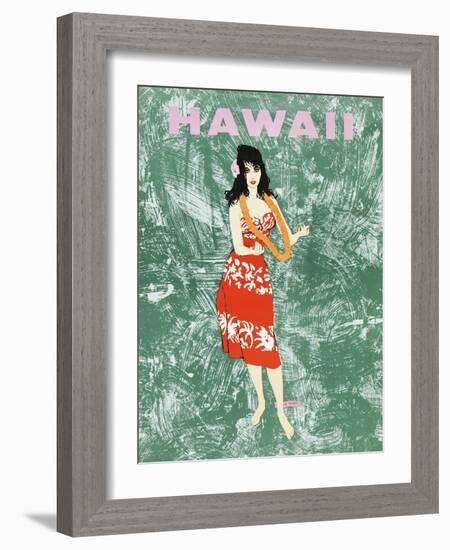 Hawaii Beckons-Al Moore-Framed Art Print