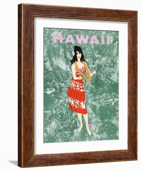 Hawaii Beckons-Al Moore-Framed Art Print