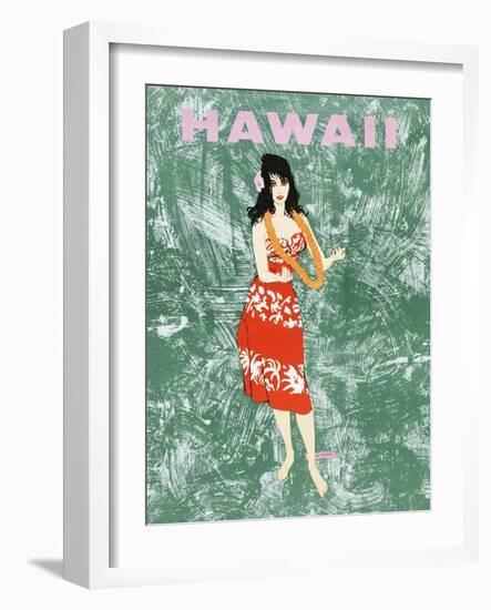 Hawaii Beckons-Al Moore-Framed Art Print