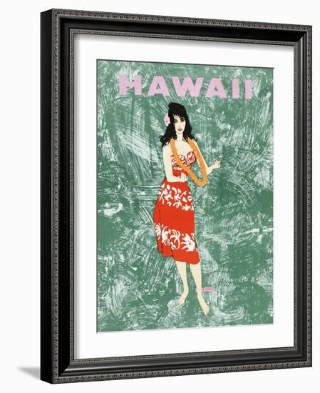 Hawaii Beckons-Al Moore-Framed Art Print