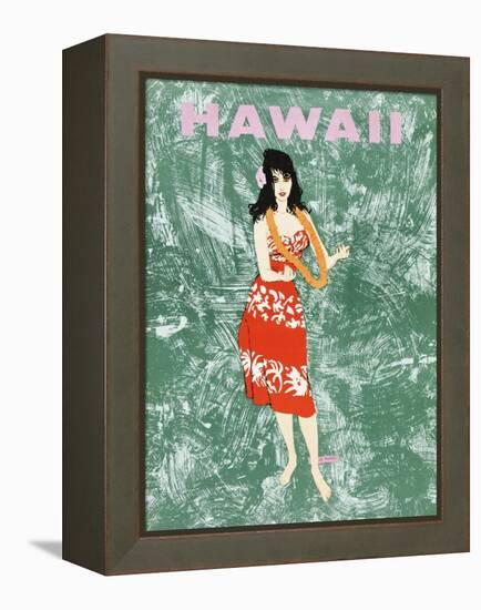 Hawaii Beckons-Al Moore-Framed Stretched Canvas