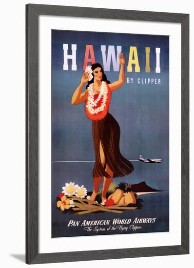 Hawaii by Clipper-null-Framed Art Print
