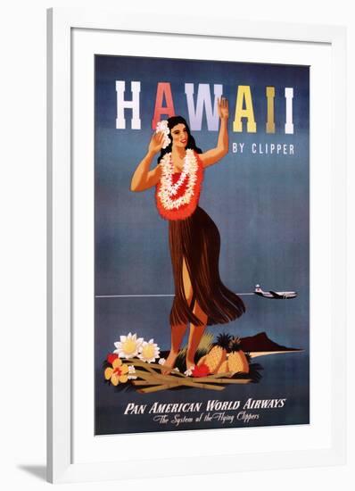 Hawaii by Clipper-null-Framed Art Print