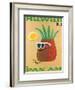 Hawaii by Jet - Pan American Airlines (PAA) - Mr. Pineapple Head-Phillips-Framed Art Print