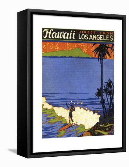 Hawaii from La-null-Framed Premier Image Canvas