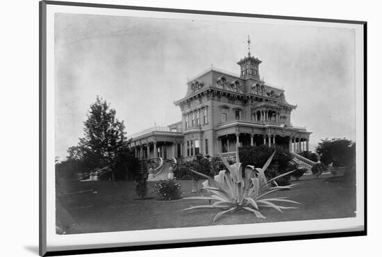 Hawaii High School-Library of Congress-Mounted Photographic Print