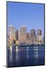 Hawaii, Honolulu, Twilight Waikiki Skyline-Rob Tilley-Mounted Photographic Print