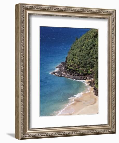 Hawaii, Kauai, a Beach Along the Na Pali Coast-Christopher Talbot Frank-Framed Photographic Print