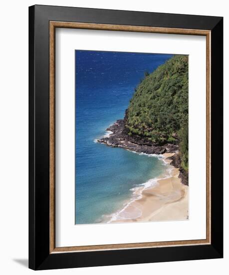 Hawaii, Kauai, a Beach Along the Na Pali Coast-Christopher Talbot Frank-Framed Photographic Print