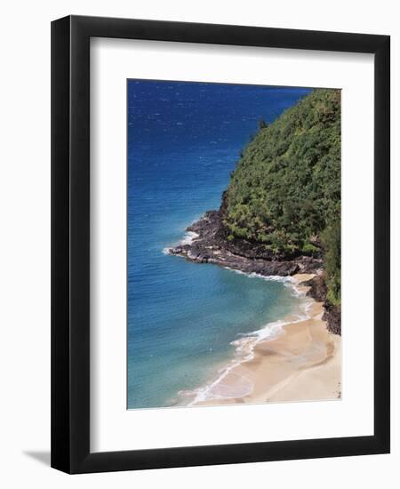 Hawaii, Kauai, a Beach Along the Na Pali Coast-Christopher Talbot Frank-Framed Photographic Print