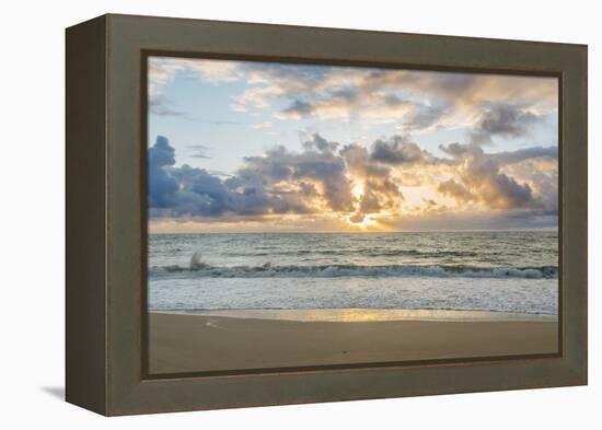 Hawaii, Kauai, Kealia Beach Sunrise-Rob Tilley-Framed Premier Image Canvas