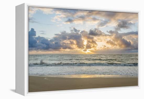 Hawaii, Kauai, Kealia Beach Sunrise-Rob Tilley-Framed Premier Image Canvas
