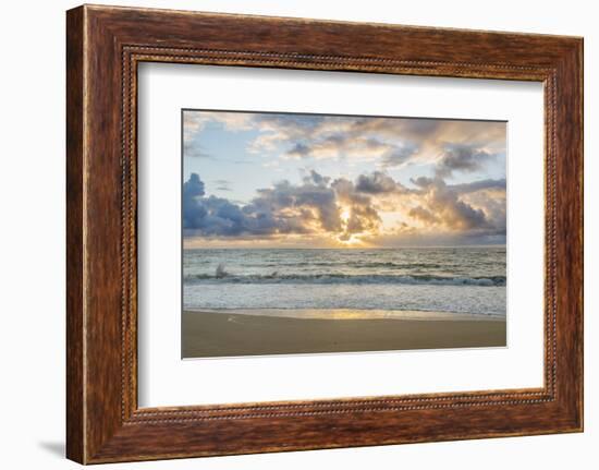 Hawaii, Kauai, Kealia Beach Sunrise-Rob Tilley-Framed Premium Photographic Print