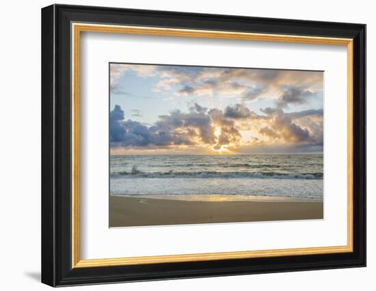 Hawaii, Kauai, Kealia Beach Sunrise-Rob Tilley-Framed Premium Photographic Print