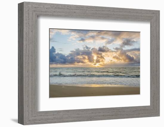 Hawaii, Kauai, Kealia Beach Sunrise-Rob Tilley-Framed Photographic Print