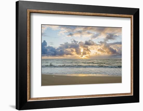 Hawaii, Kauai, Kealia Beach Sunrise-Rob Tilley-Framed Photographic Print