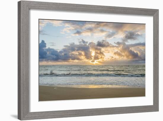 Hawaii, Kauai, Kealia Beach Sunrise-Rob Tilley-Framed Photographic Print