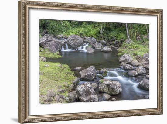 Hawaii, Kauai, Limahuli Garden and Preserve-Rob Tilley-Framed Photographic Print