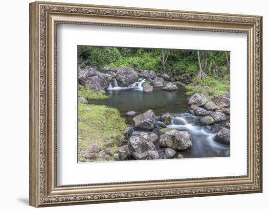 Hawaii, Kauai, Limahuli Garden and Preserve-Rob Tilley-Framed Photographic Print