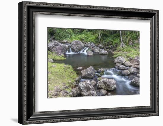 Hawaii, Kauai, Limahuli Garden and Preserve-Rob Tilley-Framed Photographic Print