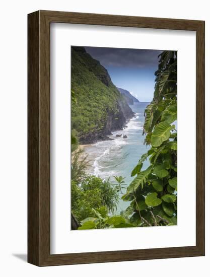 Hawaii, Kauai, Napali, Napali Coast State Park-Lee Klopfer-Framed Photographic Print