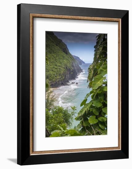 Hawaii, Kauai, Napali, Napali Coast State Park-Lee Klopfer-Framed Photographic Print