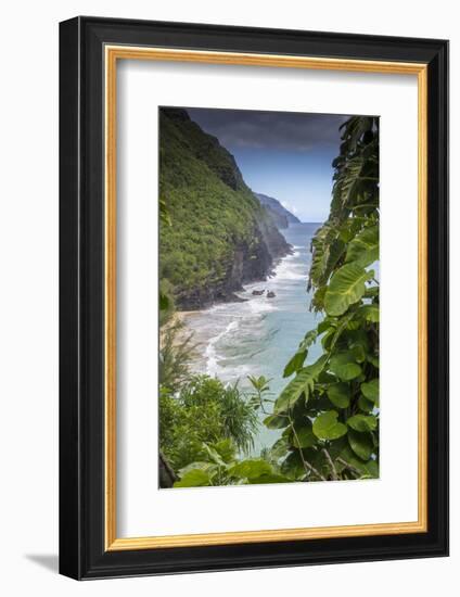 Hawaii, Kauai, Napali, Napali Coast State Park-Lee Klopfer-Framed Photographic Print