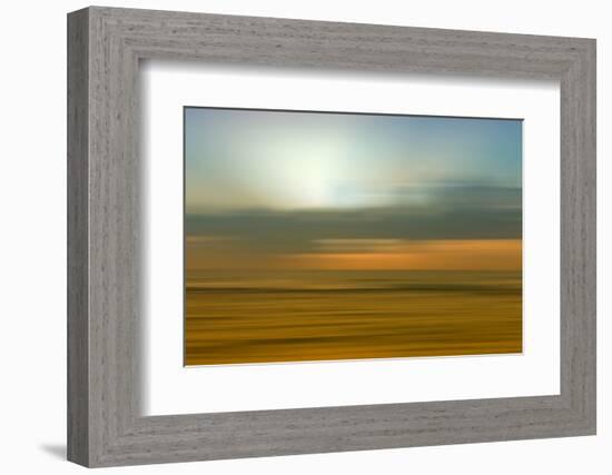 Hawaii, Kauai, Sunset Blur-Savanah Stewart-Framed Photographic Print