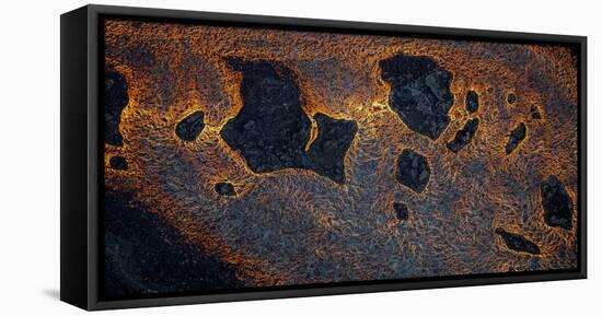 Hawaii_Kilauea_Lava Flow II-Art Wolfe-Framed Premier Image Canvas