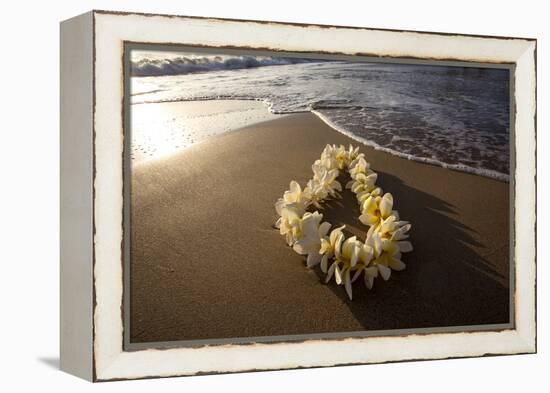 Hawaii, Maui, Lie on Kihei Beach with Reflections in Sand-Terry Eggers-Framed Premier Image Canvas