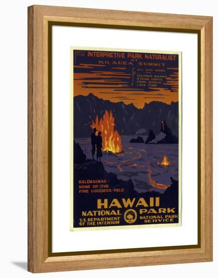 Hawaii National Park-null-Framed Premier Image Canvas