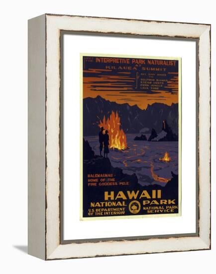 Hawaii National Park-null-Framed Premier Image Canvas