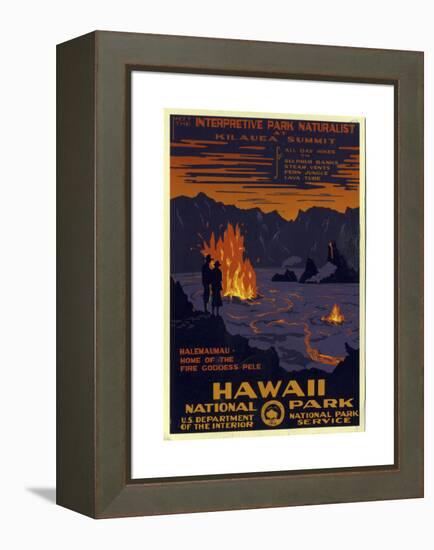 Hawaii National Park-null-Framed Premier Image Canvas