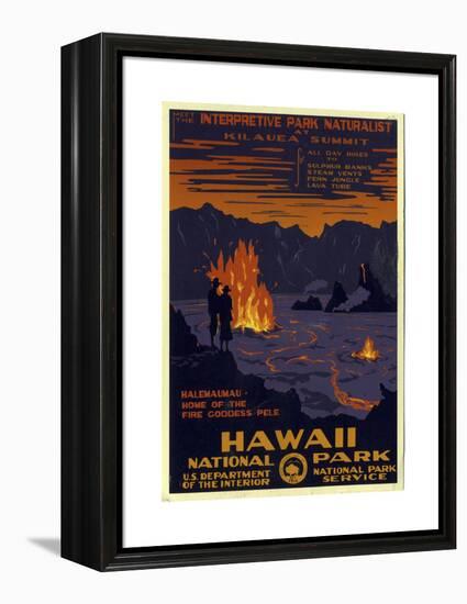 Hawaii National Park-null-Framed Premier Image Canvas