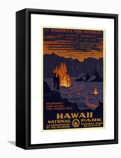 Hawaii National Park-null-Framed Premier Image Canvas