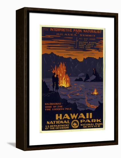 Hawaii National Park-null-Framed Premier Image Canvas