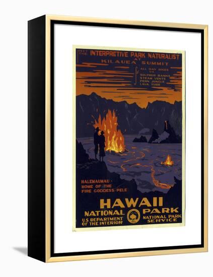 Hawaii National Park-null-Framed Premier Image Canvas