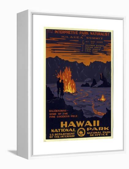 Hawaii National Park-null-Framed Premier Image Canvas