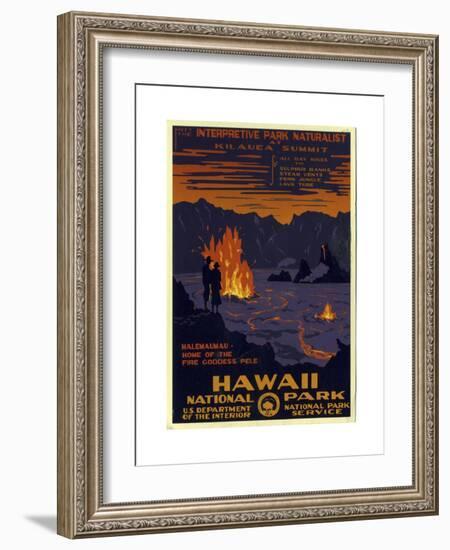 Hawaii National Park-null-Framed Premium Giclee Print