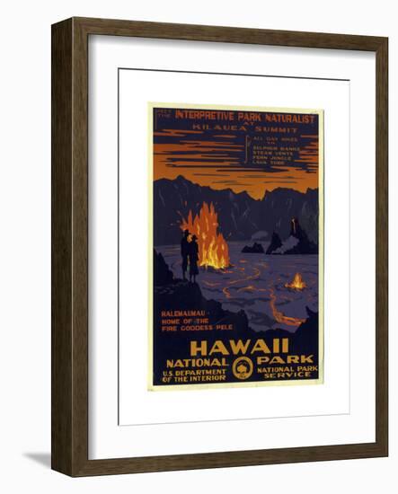 Hawaii National Park-null-Framed Premium Giclee Print