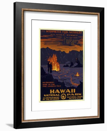 Hawaii National Park-null-Framed Giclee Print