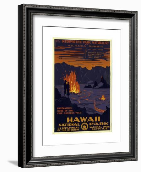 Hawaii National Park-null-Framed Giclee Print