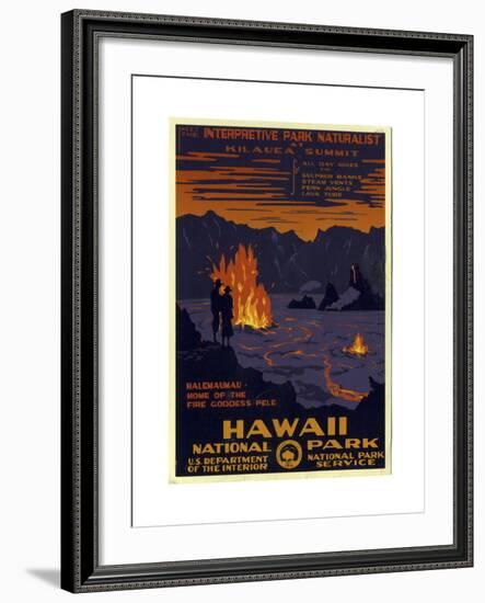 Hawaii National Park-null-Framed Giclee Print