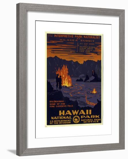 Hawaii National Park-null-Framed Giclee Print