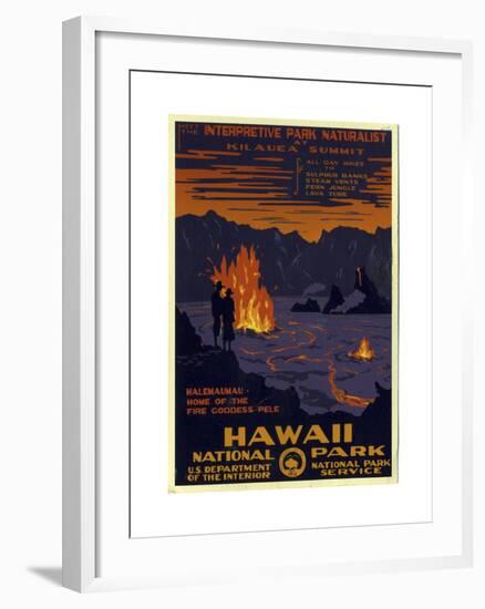 Hawaii National Park-null-Framed Giclee Print