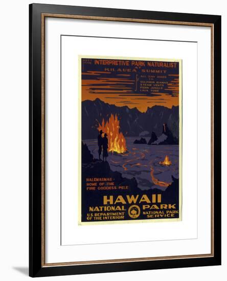 Hawaii National Park-null-Framed Giclee Print