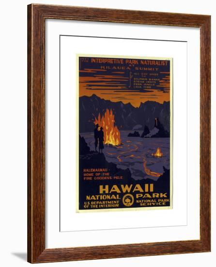 Hawaii National Park-null-Framed Giclee Print