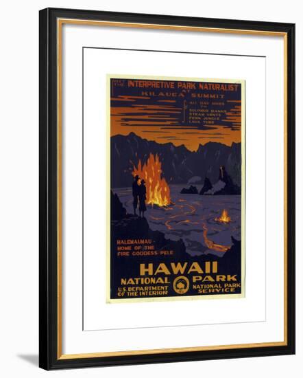 Hawaii National Park-null-Framed Giclee Print