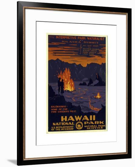 Hawaii National Park-null-Framed Giclee Print