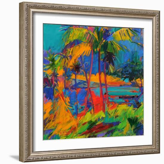 Hawaii Optical, 2024 (Oil on Canvas)-Peter Graham-Framed Giclee Print